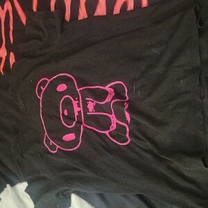Hot pink gloomy bear shirt